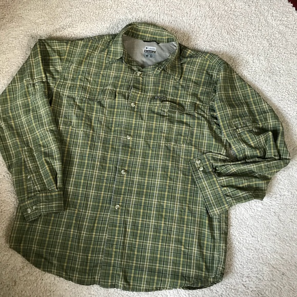 Columbia Other - Columbia GRT Omni-dry men’s button down sz L